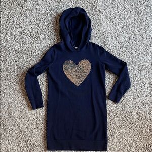 GAP Navy Sweater with Heart Design